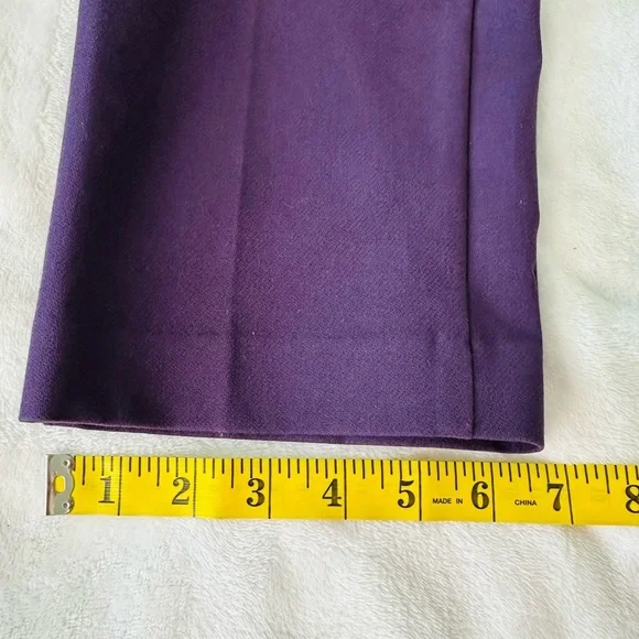 Ann Taylor Purple Straight Leg Pants - Picture 9 of 9